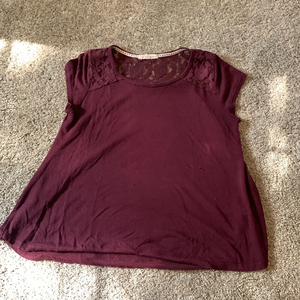 Maroon Top